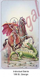 Individual Saints - Card # 189 - St. George