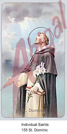 Individual Saints - Card # 155 - St. Dominic