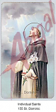 Individual Saints - Card # 155 - St. Dominic