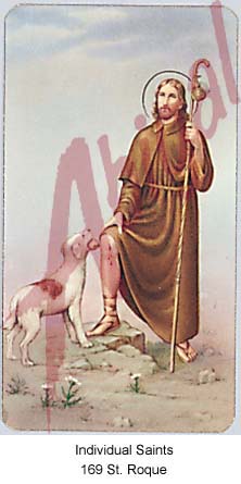Individual Saints - Card # 169 - St. Roque