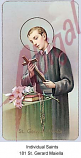 Individual Saints - Card # 181 - St. Gerard Maiella