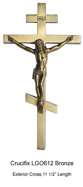 Crucifix LGO 612 Bronze