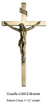 Crucifix LO 612 Bronze