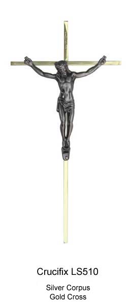 Crucifix LS 510 Antique Silver