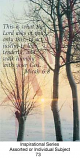 Inspirational Series - Card # 73 (Stock)